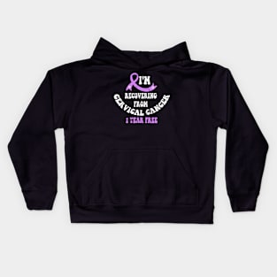 I'm recovering from cervical cancer for Women Kids Hoodie